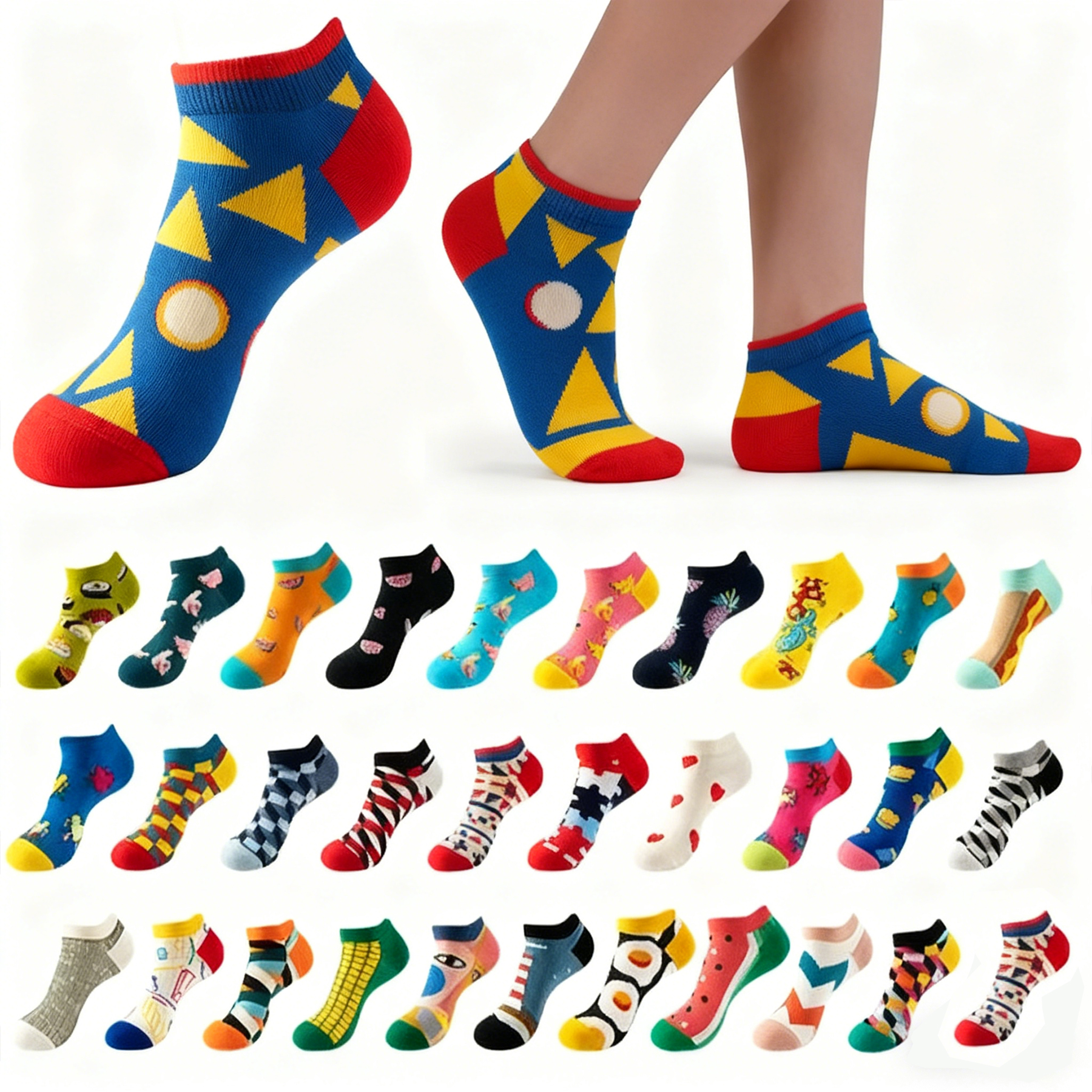 #ADV0113 Ankle Socks